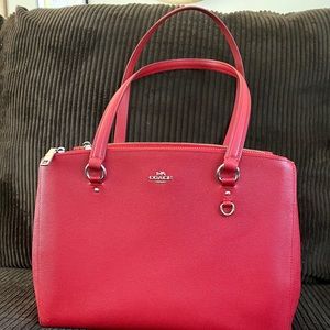 Authentic Red Coach Purse